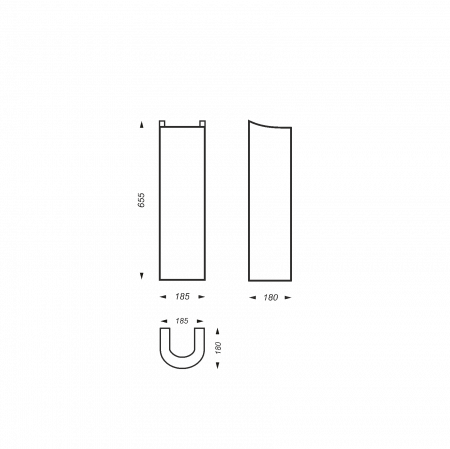 Раковина подвесная Sanita Luxe Best  BSTSLWB01 Белая